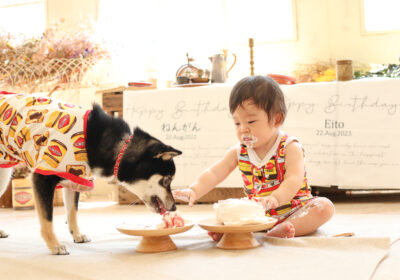 <1才誕生日>念願の…<ペット>